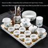 Фарфоровый чайный набор для кунг-фу из Дэхуа «Белый фарфор с оттенком бараньего жира»