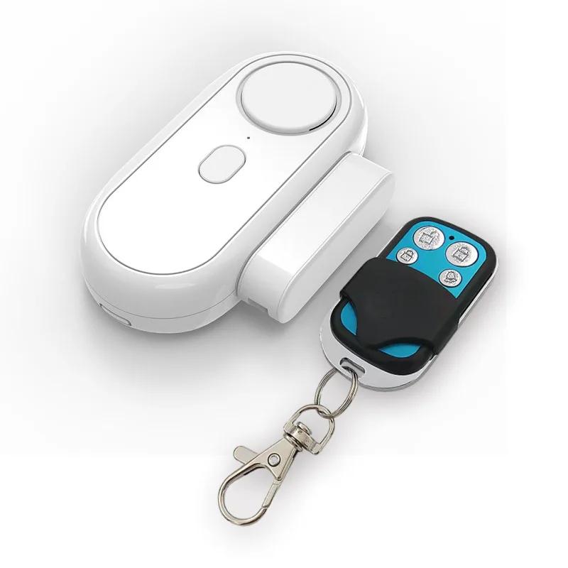 0-120 дБ Звук 2 в 1 Вибрация и Открытая сигнализация для двери и окна с 5 уровнями чувствительности к вибрации, батарея AAA и пульт в комплекте