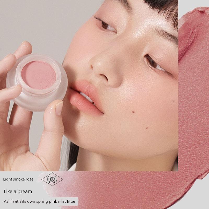 Soft Glutinous Mashed Potatoes! Foreverkey Monochrome Blusher Mud Cloud Soft Slightly Tipsy Matte Nature Expansion Color Brightening