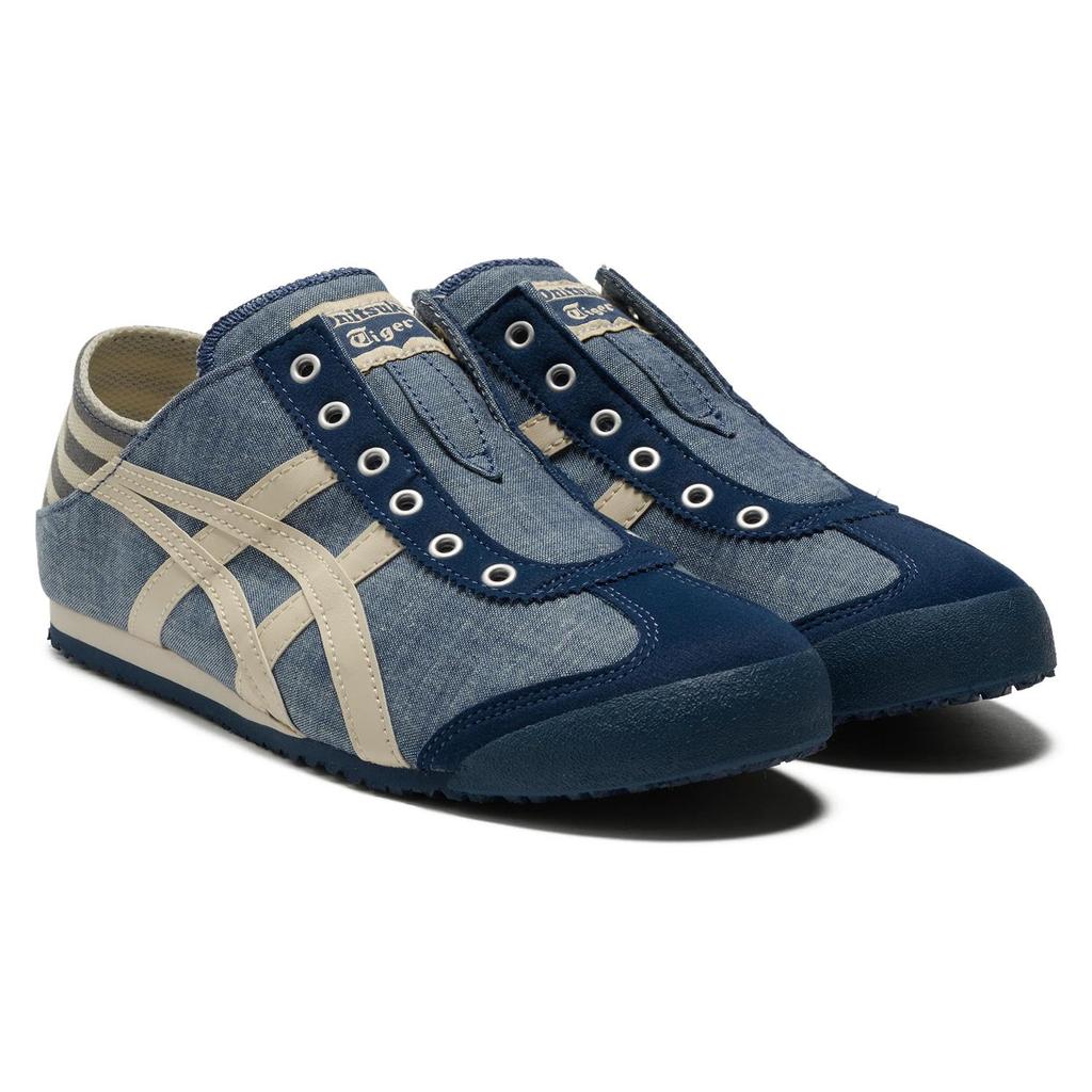 Кроссовки Onitsuka Tiger MEXICO 66 в цвете Парати Размер см Синий, Шамбре/Натуральный, 27.5