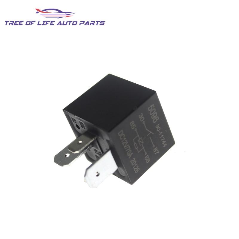 1/2/5/10x 12V 70A 4pin Relay For Ford Focus Fusion Land Rover Discovery Range Rover Sport Jaguar XF V23136-J4-X62 5M5T14B192EA