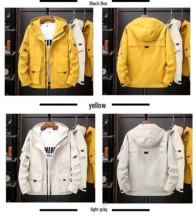 2019 Весна/Осень Мужская Модная Рабочая Куртка Большого Размера