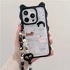 Стиль Инс Иллюстрация Щенка Чехол для iPhone 15 Pro Max Милый Кот Ухо Huawei Apple 14 Pro Max