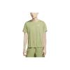 Футболка с коротким рукавом и логотипом, круглая горловина, мужские топы, зеленая DZ4659-334