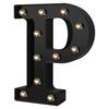 Newly Design Led Letters Lights 26 Alphabet Black Decorative Marquee Lamps for Wedding Party Birthday Home Bar Decoration