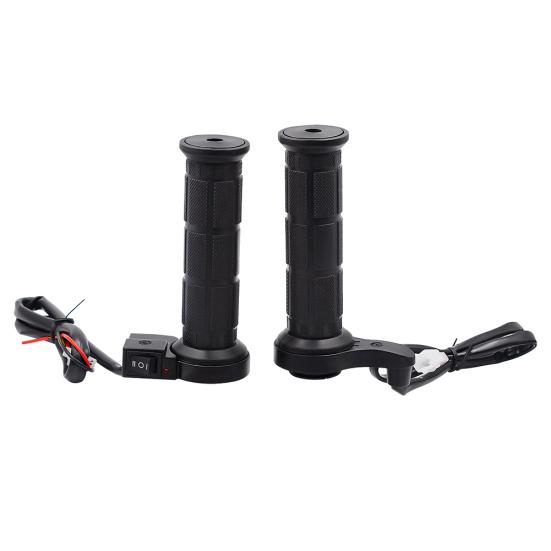 1 пара универсальных 3-ступенчатых зимних мотоциклетных ручек с электрическим подогревом, руль