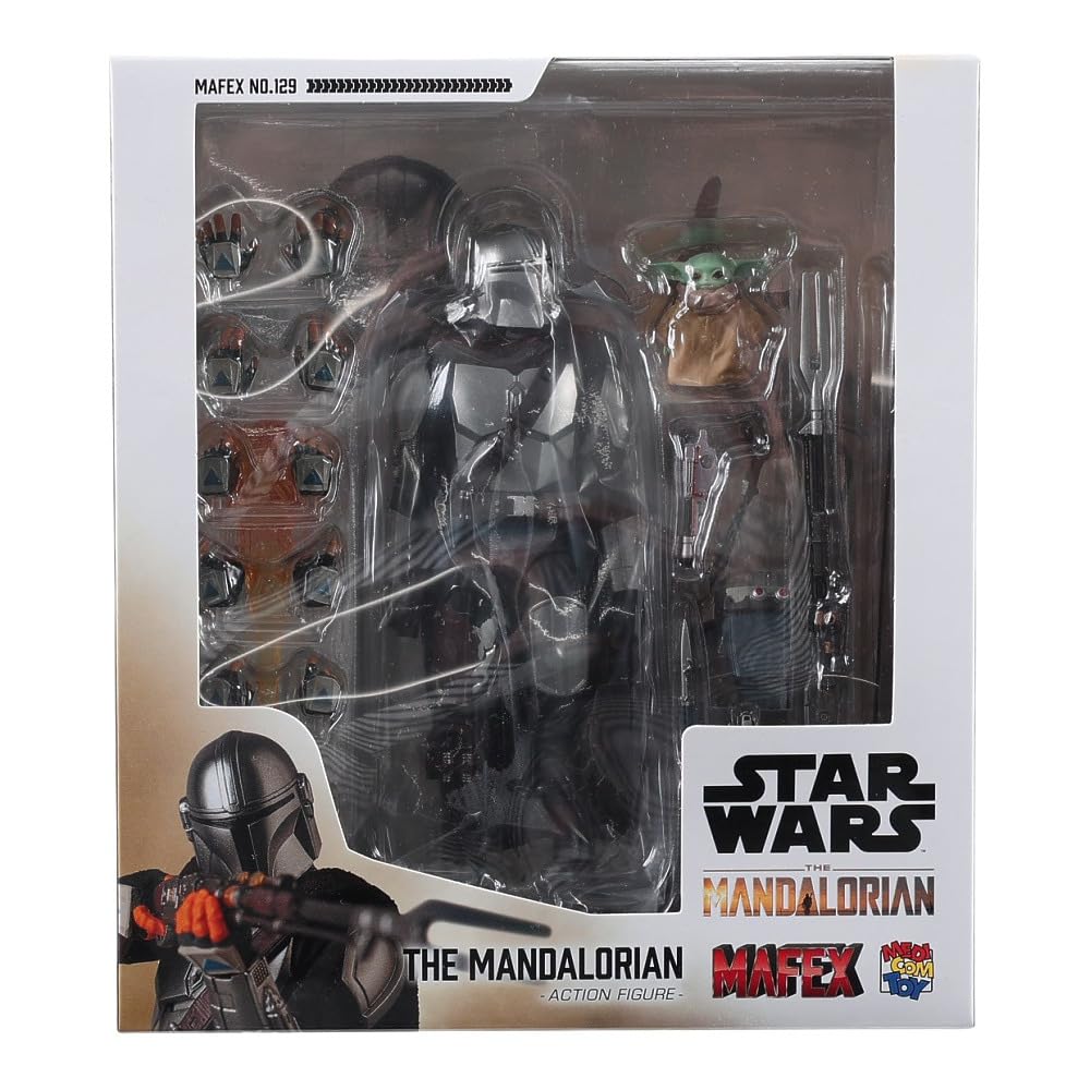 MAFEX МАНДАЛОРЕЦ Приблизительно 160 мм экшн-фигурка №129 - высокая, предварительно окрашенная