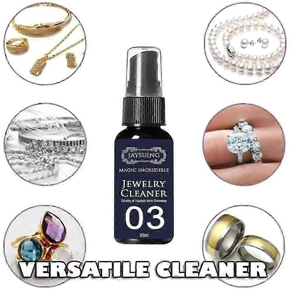 30ml Jewelry Cleaner Spray - Easy, Fast, Long-Lasting Shine for Gold, Diamond & Silver