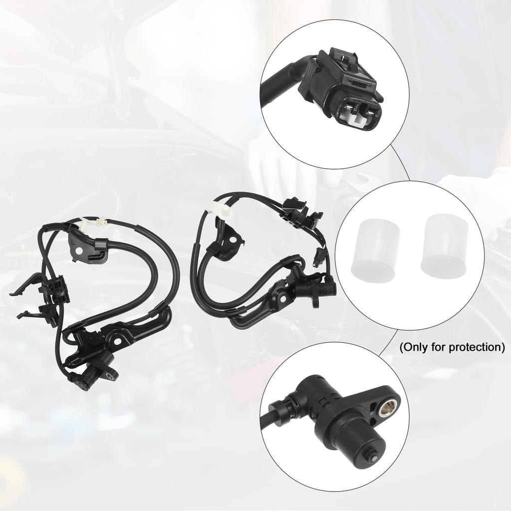 ACROPIX Front Left and Right ABS Wheel Speed Sensors for Toyota Camry Part Numbers Set of 2 2002-2006, 8954333070/8954233070 -