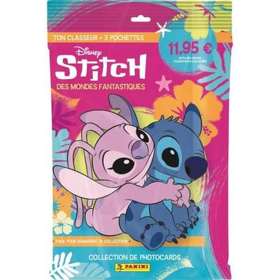 Стартовый набор - PANINI - STITCH ФОТОКАРТОЧКИ - Альбом + 3 кармашка - 15 карт
