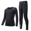 Compression Wear Top and Bottom Inner Sports Shirt and Tights 140 [Sillictor] Kids' Set, [Sweat-Absorbing, Quick-Drying, Breathable, Warm] 3273+3329