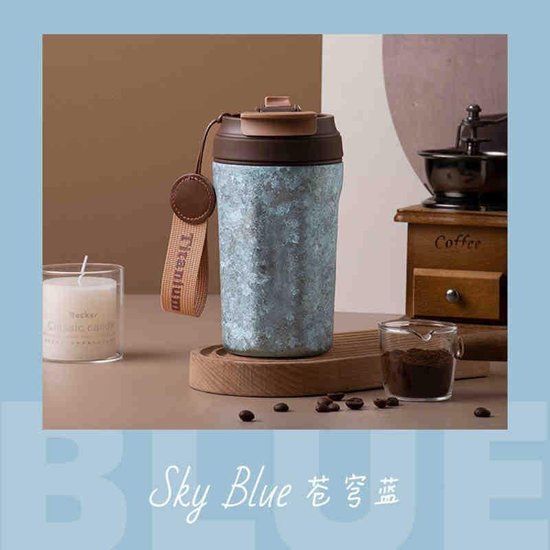 Pure Titanium Insulated Coffee Cup Portable Travel Mug Double-Wall Vacuum Men Women Gift Box