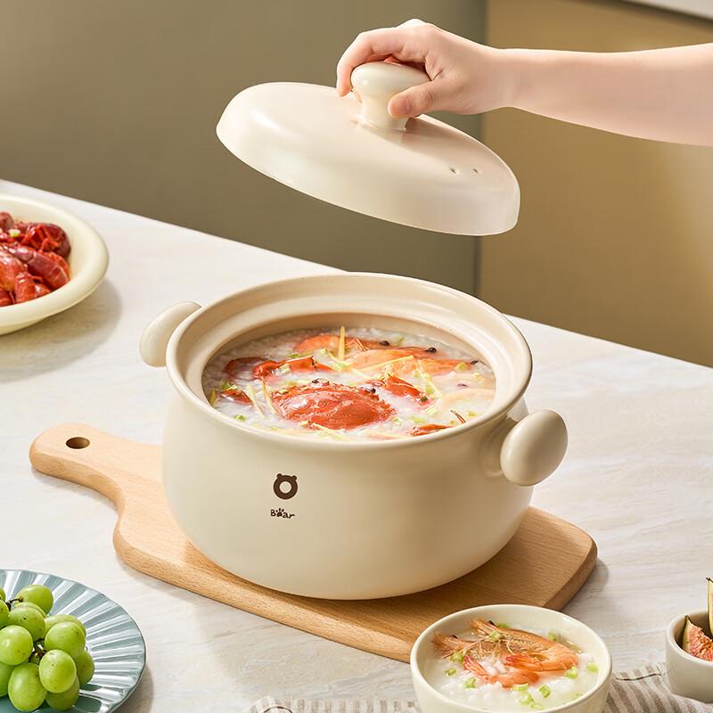 Bear Ceramic Stew Pot