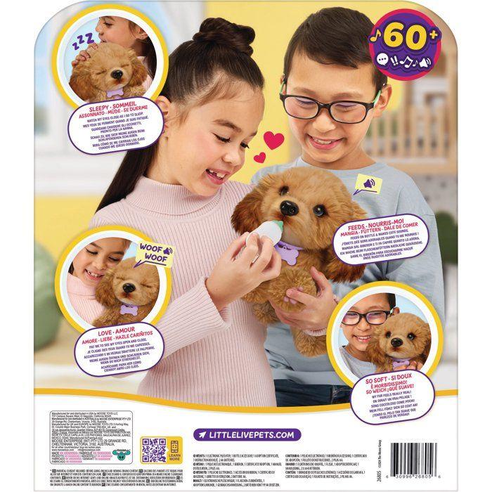 Peluche interactive - LITTLE LIVE PETS - Mini Puppy - Sons - Réactions réalistes