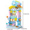City Street View Building Block Set DIY Ice Cream Coffee Flower Shop Model Building Toy Ideal for Home Decor and Holiday Gifts