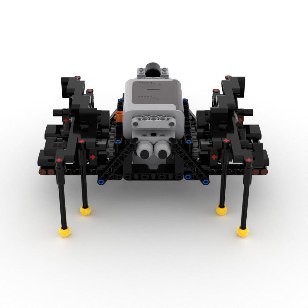 Creative Wild Animals Spider Building Blocks With Motor Blocks Assembly Black Spider Model Kit Horror Halloween Toys For Kids