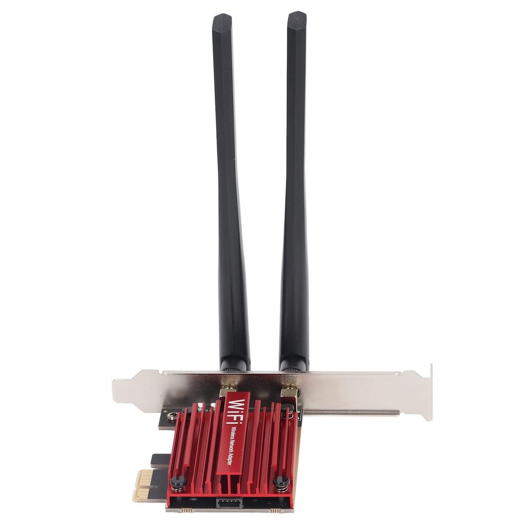 WiFi6 Wireless Network Card 1800Mbps Dual Band Desktop Gigabit Network Card Bluetooth5.2 PCIE Wireless Adapter for