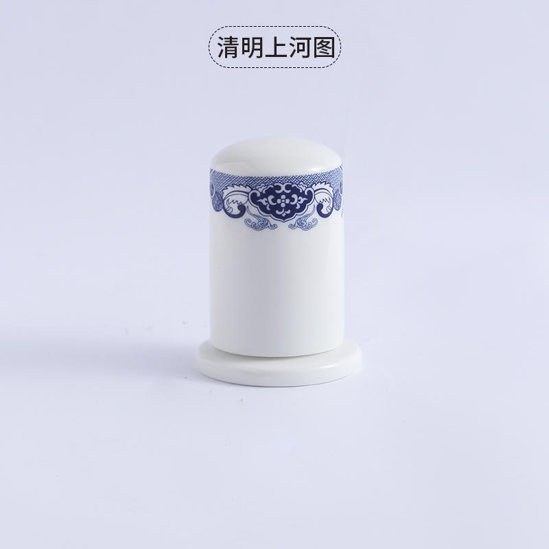 Bone China Toothpick Box Phnom Penh Toothpick Jar Toothpick Holder Chinese Toothpick Dispenser Secret Stash Tooth Pick Holder