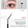 Natural Effect Scalloped Eyelash Eyebrow Brushes Soft Bristles Lash Separator Tool  For Women
