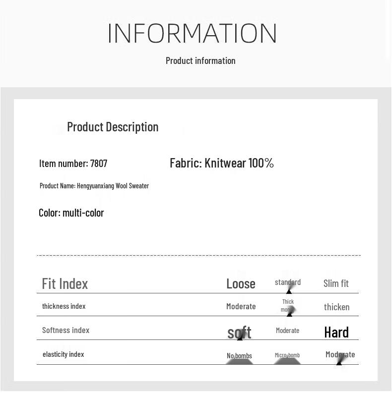 Hengyuanxiang Men's 100% Pure Wool Thickened Mock Neck Pullover Sweater