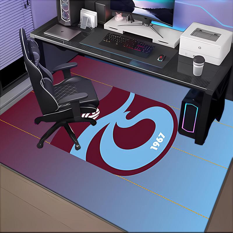 Trabzonspor Crest Emblem Rug Office Floor Mat - Machine Washable for Bedroom, bedroom, livingroom, Room Decor Fan Gifts Christmas