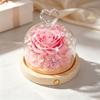 Eternal Flower Gift Box Finished Rose Love Glass Cover Rose Eternal Flower Finished Gift Box Floral Gift Spot