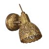 Hand Tooled Single Brass Spot Light Antique Brass 17.78 Cm