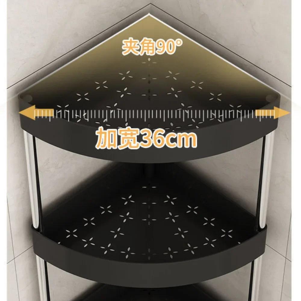 Многофункциональный стеллаж для хранения вещей в автомобиле на колесах, 4/5-уровневый угловой стеллаж для хранения вещей в автомобиле, передвижной угловой штатив для ванной комнаты
