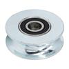 U Groove Bearing Pulley Alloy Steel Guide Wheel for Sliding Gate Hanging Projects 64mm Outer