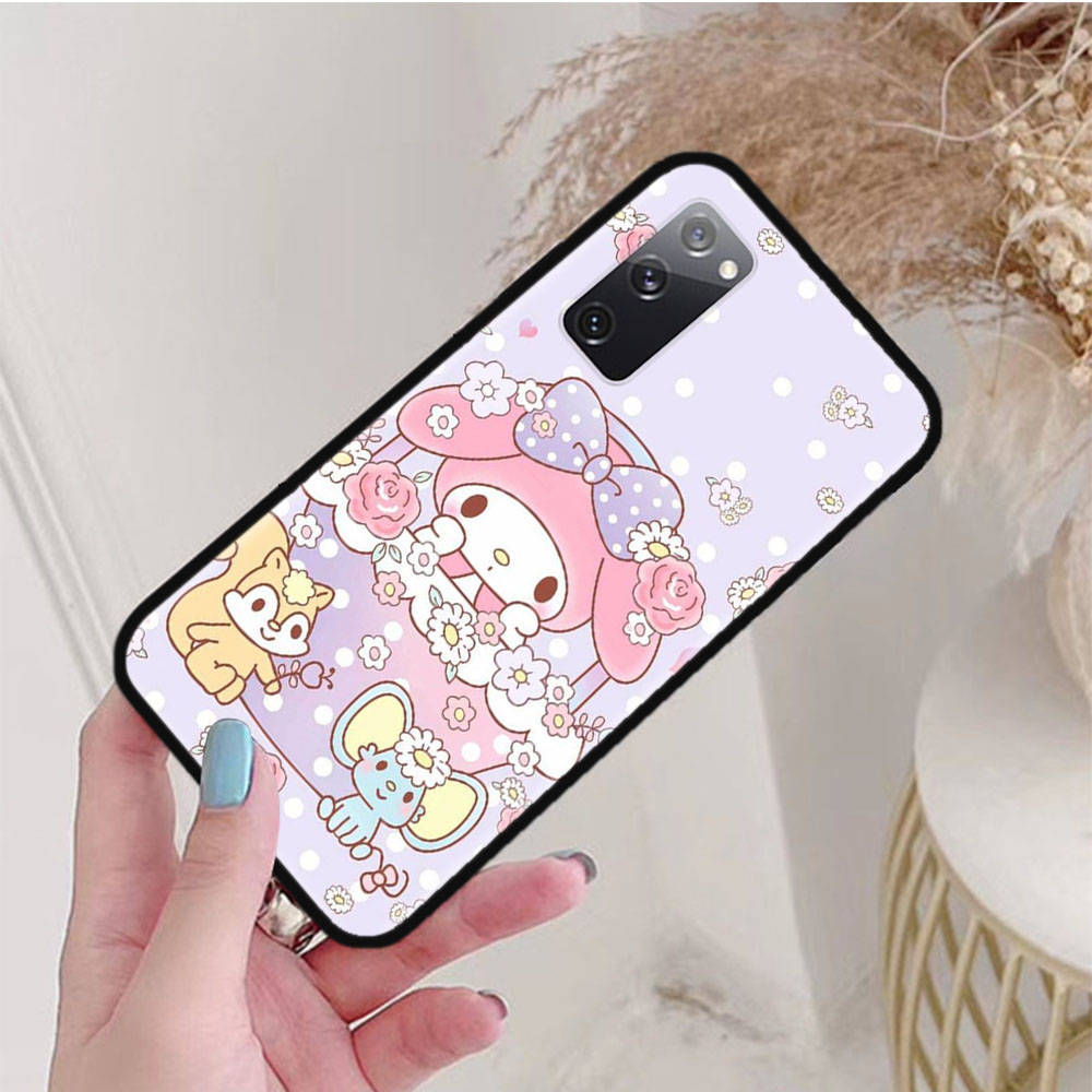 Черный чехол для Xiaomi Poco X6 X4 M5 M6 F5 F6 C65 C55 C50 C51 C40 Pro Redmi 14C A3X 13C 12C 11T 10A 9C Note 7 6 8A Plus L-10 My Melody