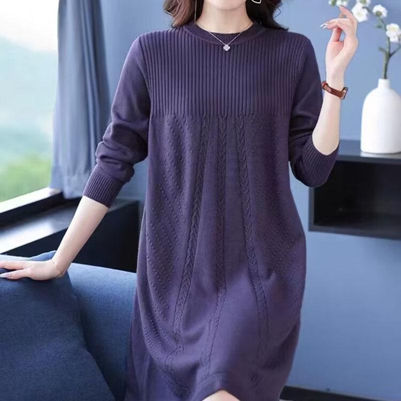 Свитер для женщин Осень Зима Легкий Теплый Вязаный Эластичный Топы с длинным рукавом