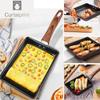 Japanese Omelette Pan Nonstick Egg Pan Skillet Rectangle Tamago Pan Small Egg Frying Pan with Cooking Tools