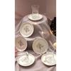 Tree of Life 12 Cm 6-Piece Porcelain Tea Plate Off White
