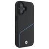 BMW BMHMP16S23RDCLK iPhone 16 6.1" black/black hardcase Sign Leather Textured And Line MagSafe
