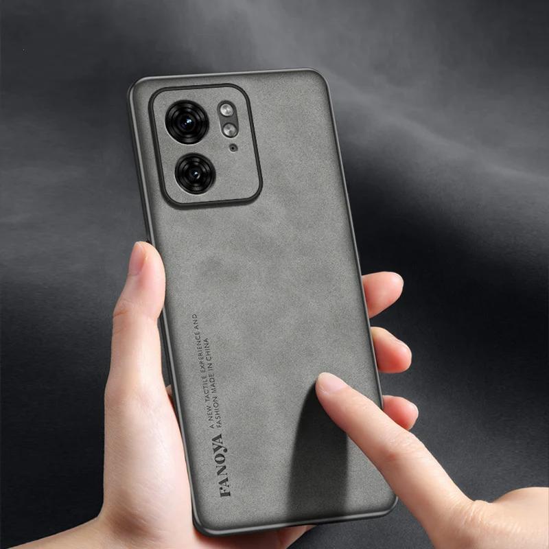 Роскошный чехол для телефона из овчины для Motorola Edge 40 Neo 40 Pro Edge S30 X30 Pro G84, противоударный силиконовый чехол-бампер