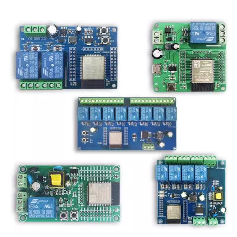 Модуль реле ESP32 WiFi Bluetooth BLE (Одноканальный, двухканальный, 4-канальный, 8-канальный) для вторичной разработки
