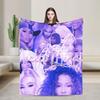 Ники Минаж Pink Friday 2 Тур Мягкое одеяло Путешествия Офис Плюшевое покрывало Узор На открытом воздухе Фланелевое покрывало на кровать Чехол для дивана-кровати
