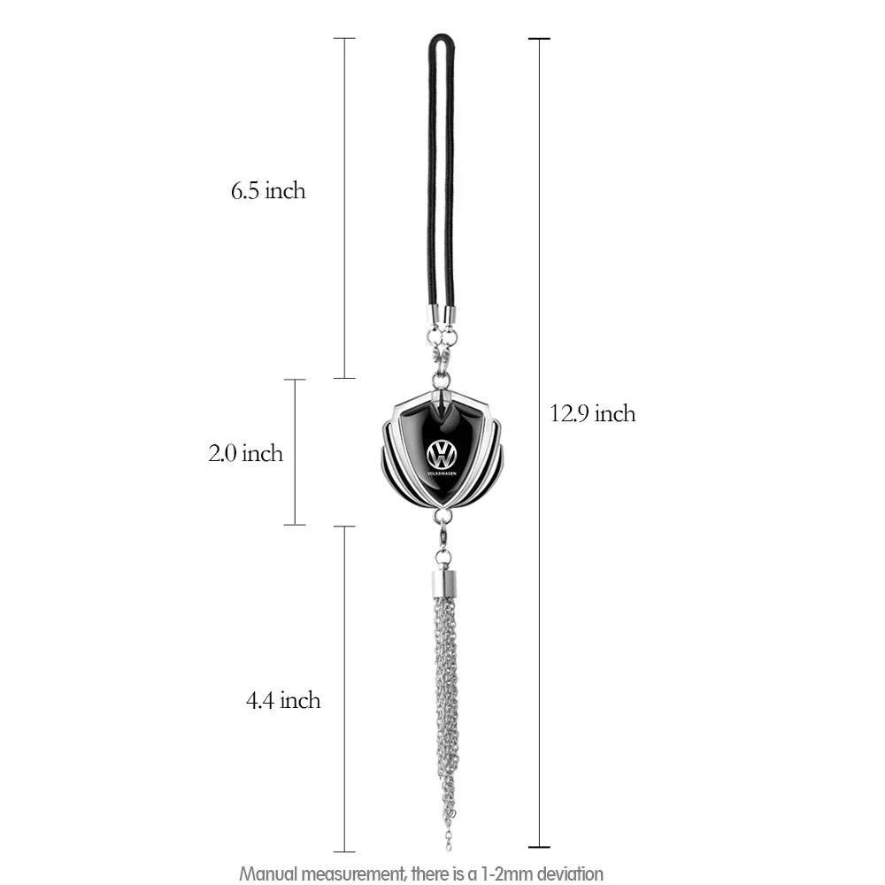 1PCS Car Ornaments Hanging Rearview Mirror Metal Emblem Pendant Accessory For Volkswagen VW GOLF6 MK6 MK7 MK7.5 8 MK8 Variant