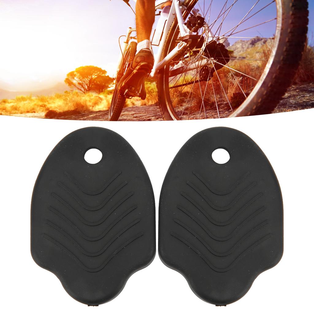 1 пара чехлов для велосипедных шипов, резиновые чехлы для велосипедных шипов, защитный чехол для горного велосипеда, черный