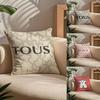 CRAFTED WITLOVE Наволочка T-touS-s Уют Диван-кровать Шелковистая элегантная Скрытая молния Индивидуальная Декоративная наволочка