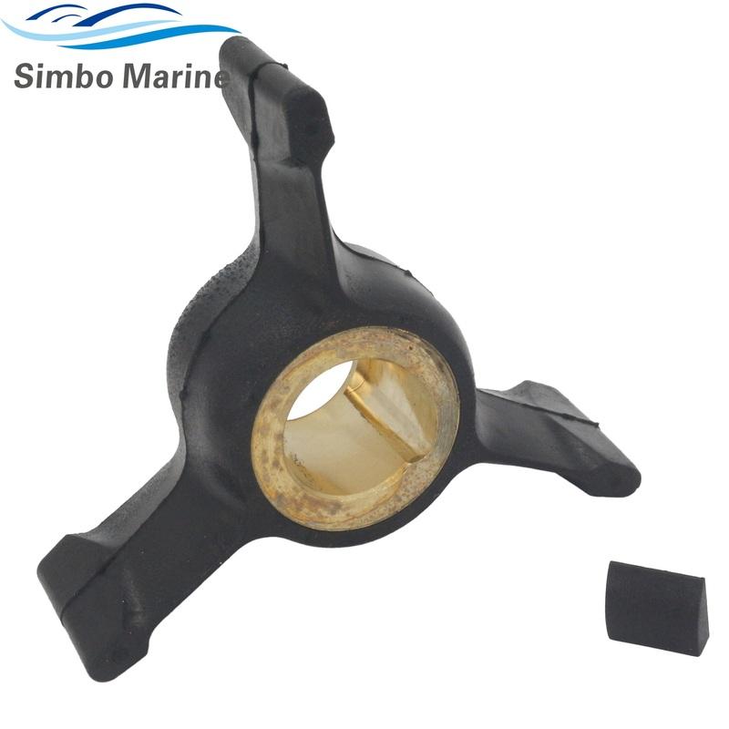 Compatible with Johnson Evinrude Outboard 35HP 40HP 48HP 50HP Motors Water Pump Impeller Repair Kit Replaces 0765350 0437059