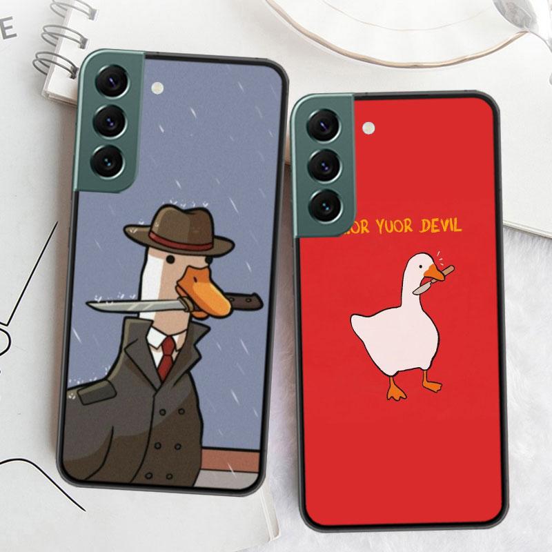 Чехол Flying Duck для телефона Samsung Galaxy S20 FE S21 Plus S22 S23 S24 Ultra S10 S10E S9 S8 S7 Edge, силиконовый мягкий чехол Fun