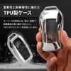 YOURS TPU Smart Key Case Key for Crown Land Cruiser Custom M (Yours) Toyota-specific [Pink] Cover, Chrome-plated finish, Sport, Noah, Voxy, 250, 300,