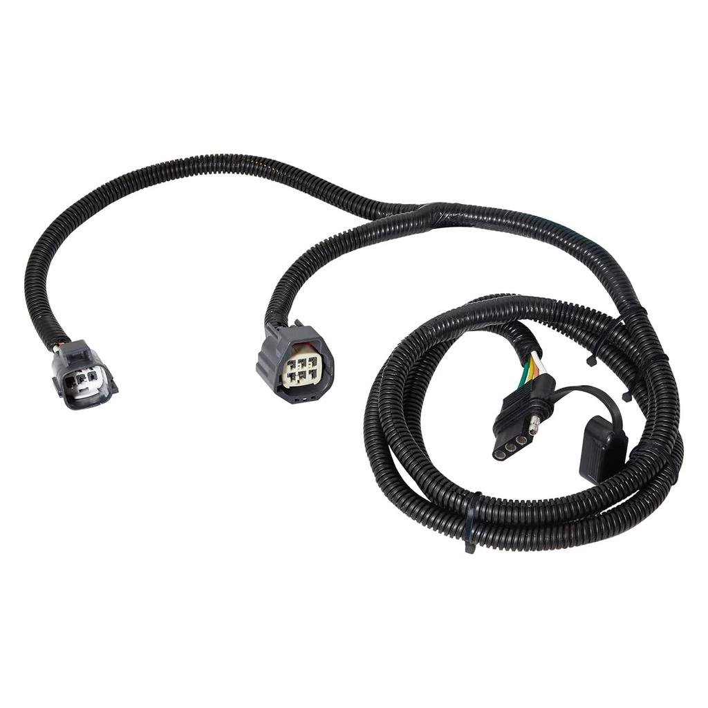 4-контактная проводка для прицепа MECMO для Jeep Wrangler JK JKU 2007-2018, Проводка для фаркопа для Rubicon Sahara Sport Unlimited 2-дверный 4-дверный Прицеп