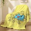 Bugcat Capoo Cartoon Character Throw 240g flannel blanket, suitable for sofas, beds, offices,  exquisite gift blankets