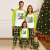 Christmas Day Prints Family Matching Long Sleeve Tops+Pants Set Family Matching Sets