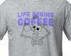 Coffee Skeleton T-Shirt: Funny Caffeine Lover Tee