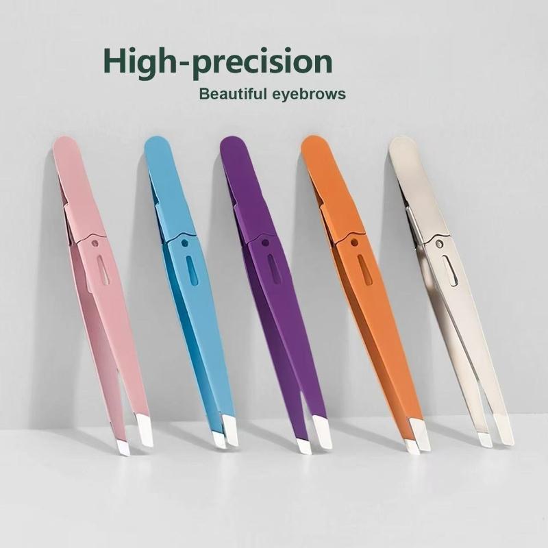 Stainless Steel Oblique Eyebrow Clip Repair Eyebrow Clip Multifunctional Eyebrow Clip Beauty Tool