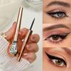 Black Liquid Eyeliner, Waterproof and Sweat-proof, Quick-drying, No Smudging, Silky Eyeliner, Create A Three-dimensional Big Eye Makeup,