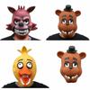 Взрослая латексная маска на голову Five Nights At Freddy's в стиле Фредди Чики Бонни Фокси